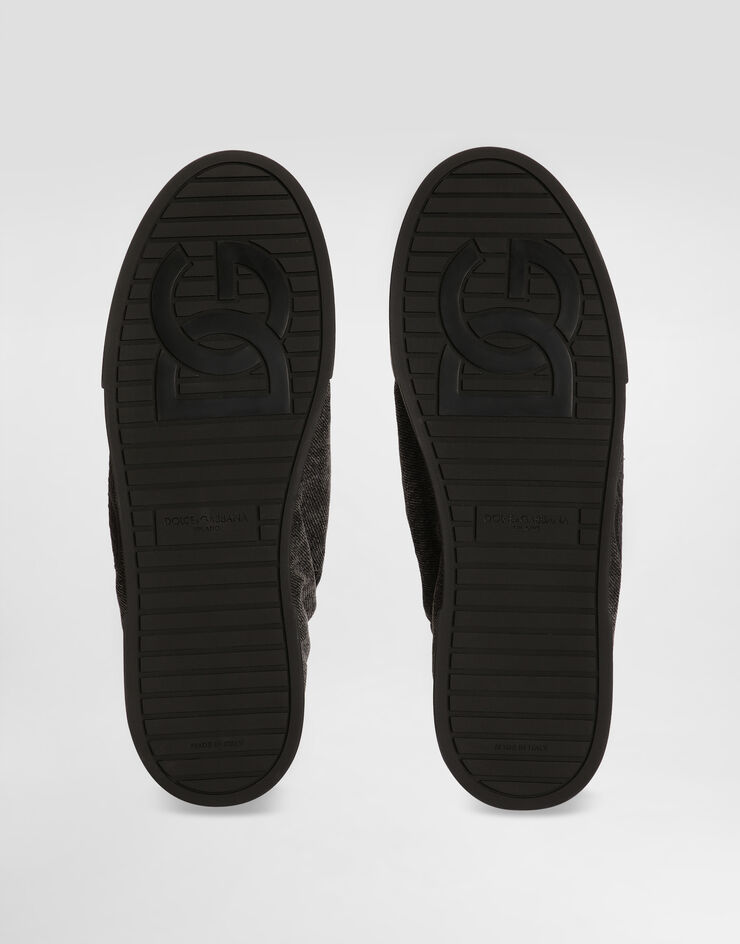 Dolce & Gabbana Portofino denim sneakers Black CS2445A0974