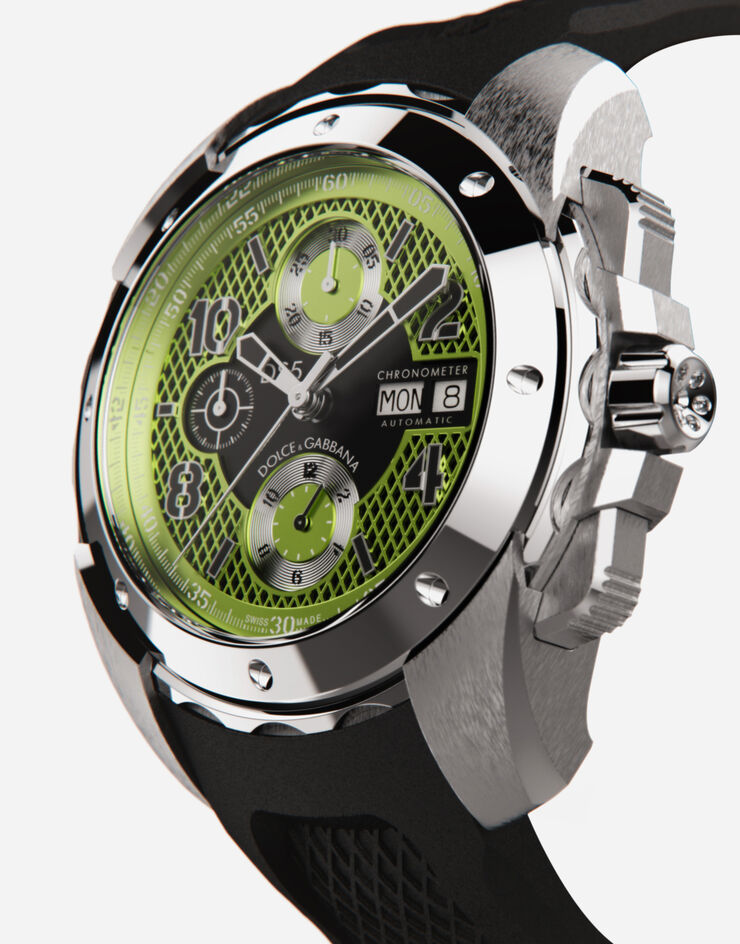 Dolce & Gabbana DS5 watch in steel Black WWJS1SXR00S