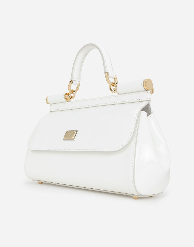 Dolce & Gabbana Henkeltasche Sicily länglich Weiss BB7652B1471
