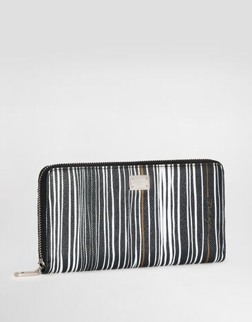 Dolce & Gabbana Stripe-print calfskin wallet Dolce & Gabbana Stripe-print calfskin wallet Multicolor BP1672A0692