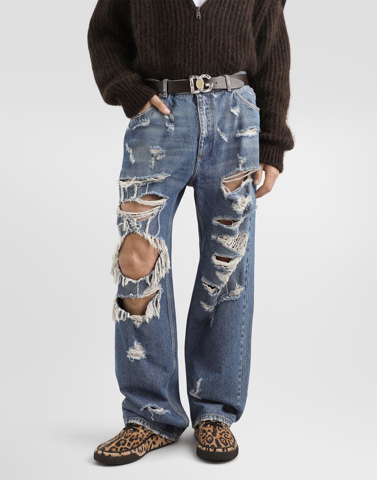 Dolce & Gabbana Denim trousers Dolce & Gabbana Denim trousers Multicolor GP18LDG8QA7