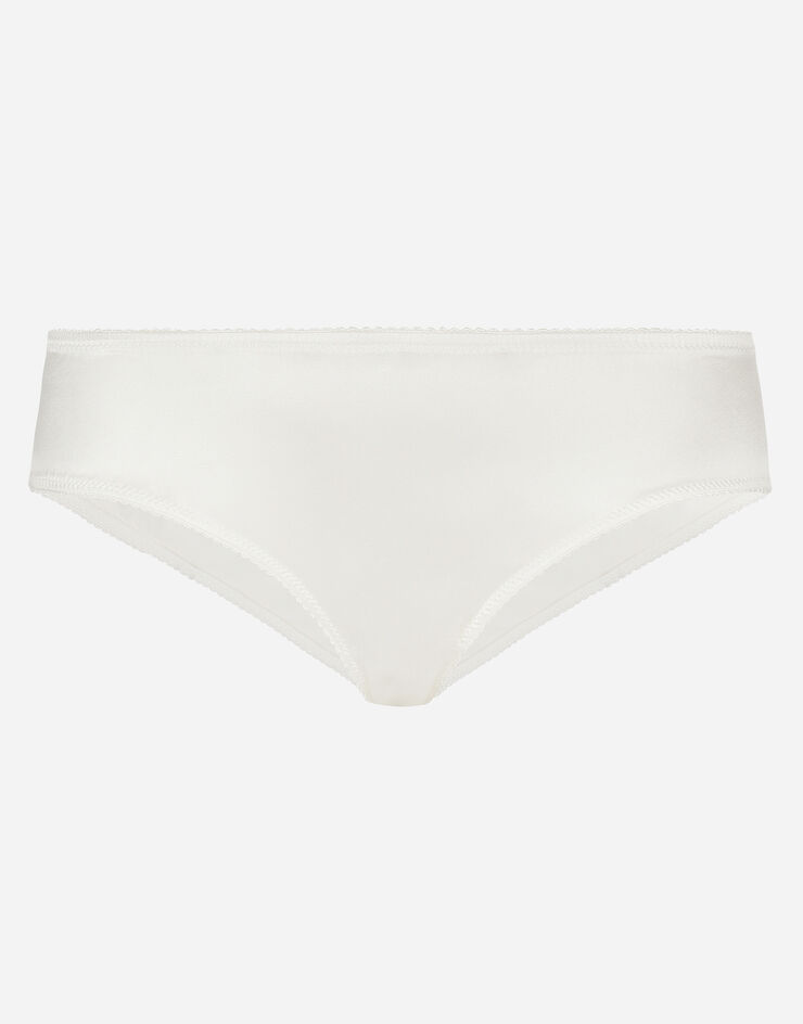 Dolce & Gabbana Satin panties White O2B23TONO13