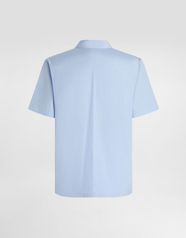 Dolce & Gabbana Hawaii cotton shirt Azure G5NK2ZGJ745