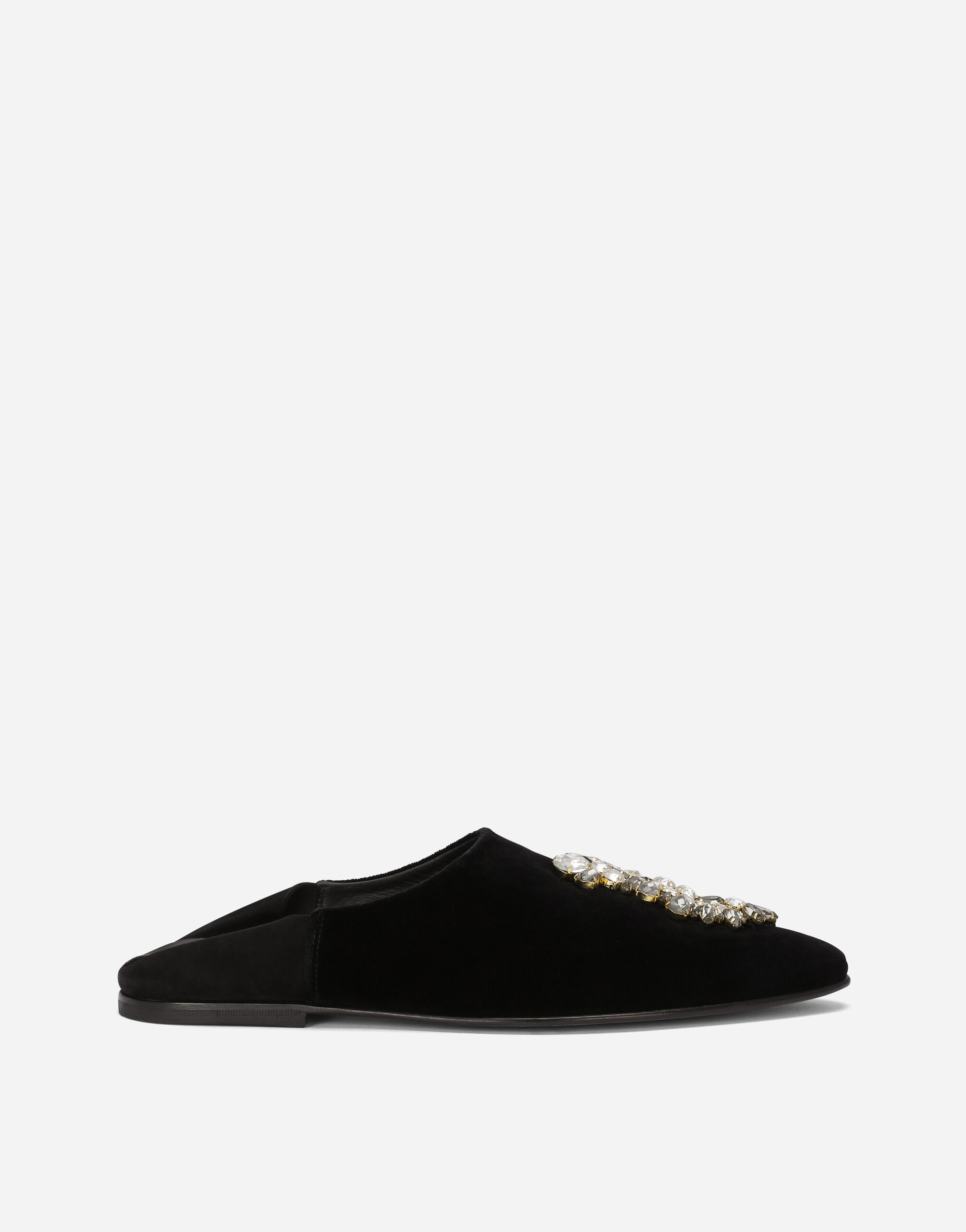 Dolce gabbana velvet shoes on sale