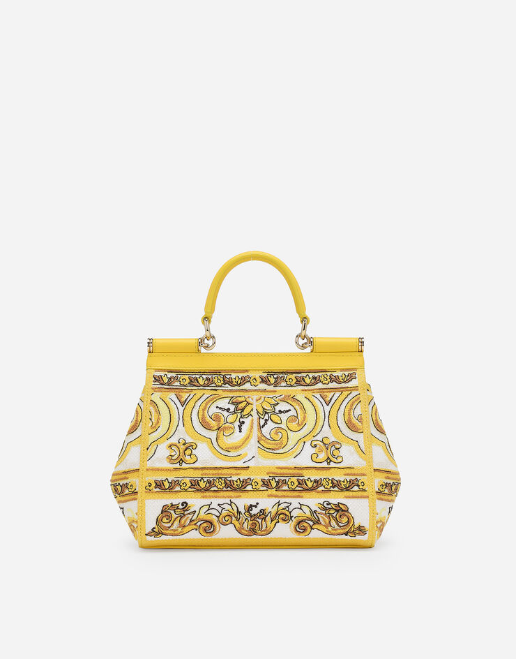 Dolce & Gabbana Sac à main moyen format Jaune BB6003AW050