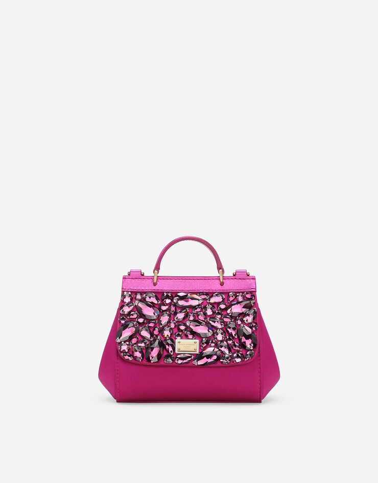 Dolce & Gabbana Satin Sicily bag Fuchsia EB0003AL819