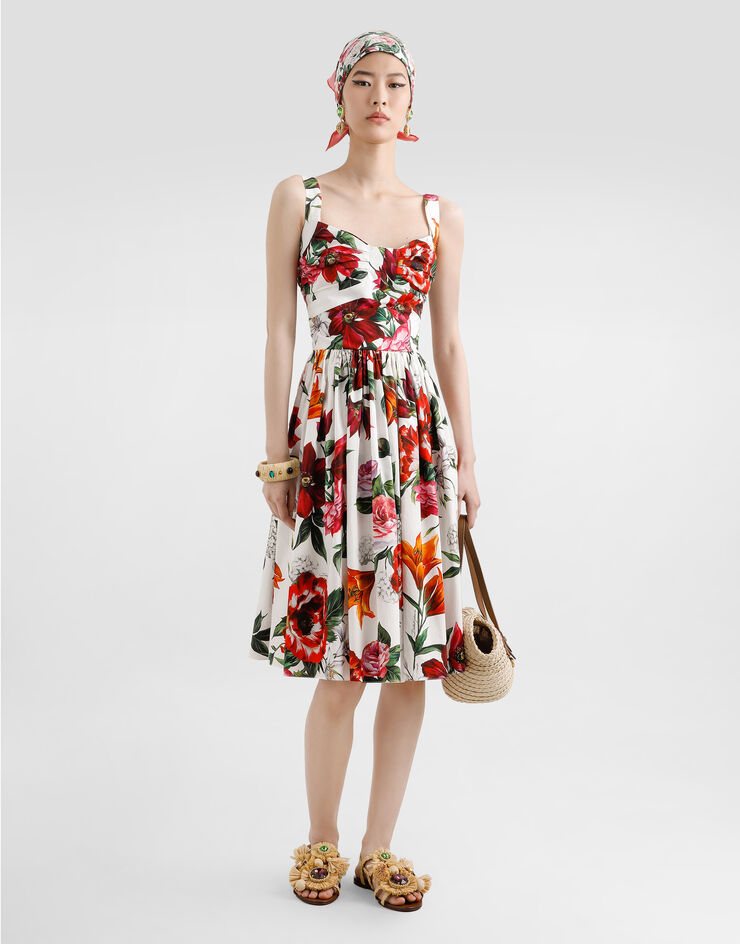 Dolce & Gabbana Flower-print dress Print F6TVJTHS5TQ