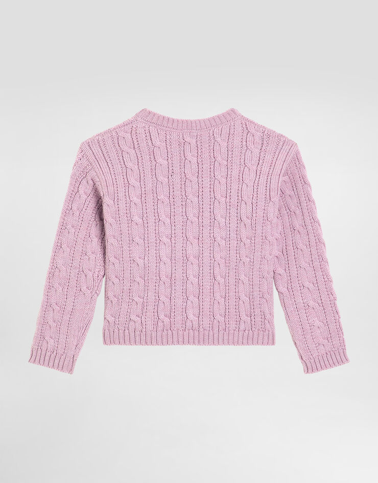 Dolce & Gabbana Wool cardigan Dolce & Gabbana Wool cardigan Lilac L2KW76JDVDJ