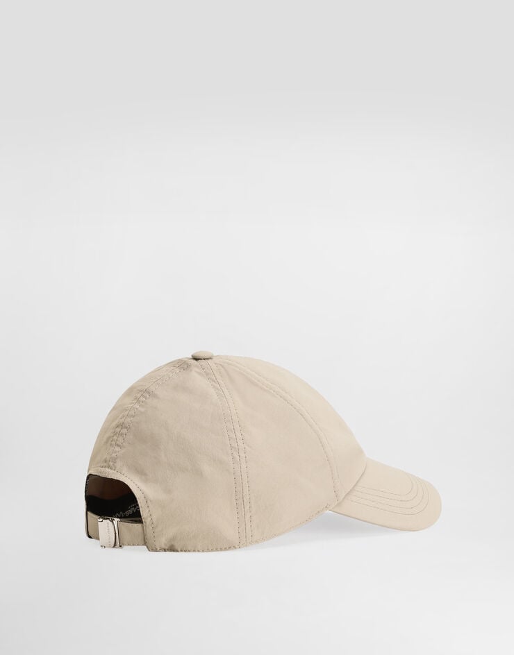 Dolce & Gabbana Stretch nylon canvas baseball cap Beige GH886ZFUUDD