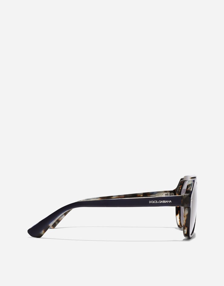 Dolce & Gabbana Sonnenbrille Lusso Sartoriale Blau VG445AVP231