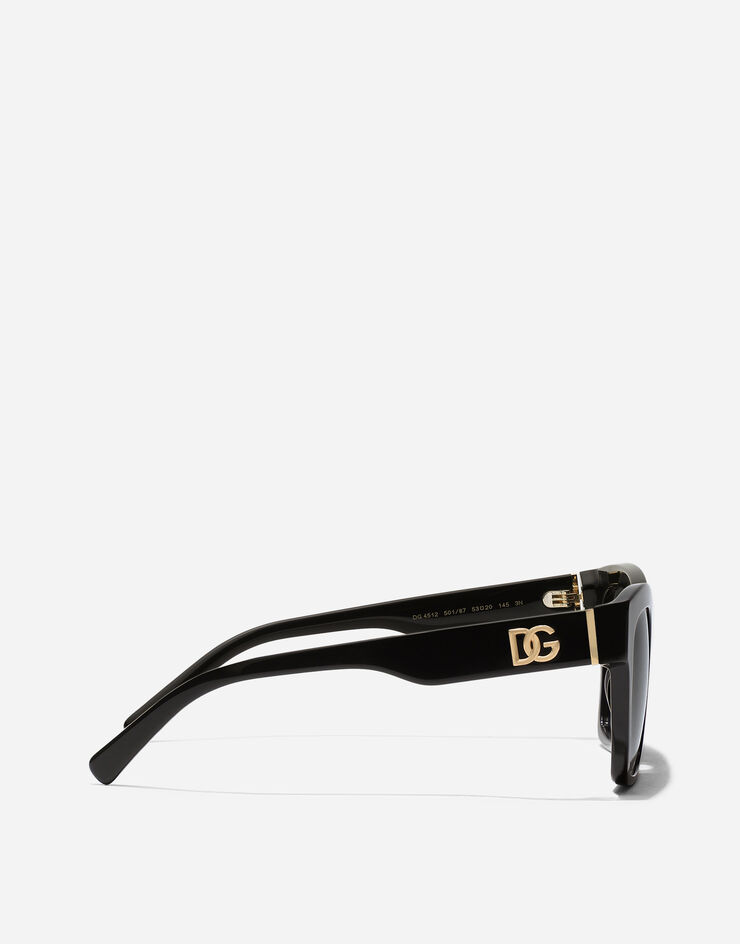Dolce & Gabbana DG Crossed Sunglasses Black VG4512VP187