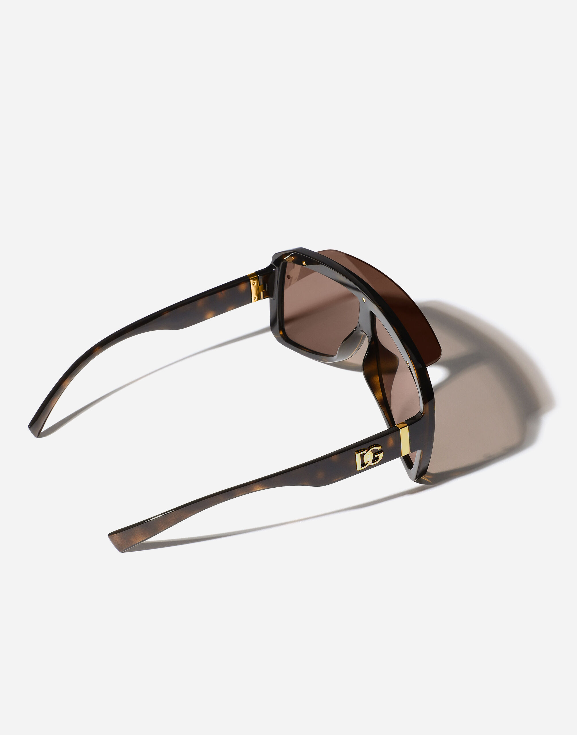 DG Crossed Sunglasses in Havana for Women | Dolce&Gabbana® US