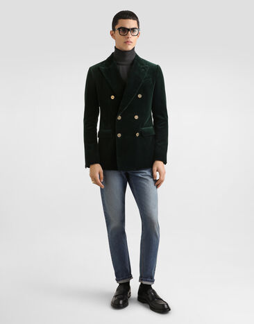 Dolce & Gabbana Jean classique en coton Multicolor GYJCCDG8NR9