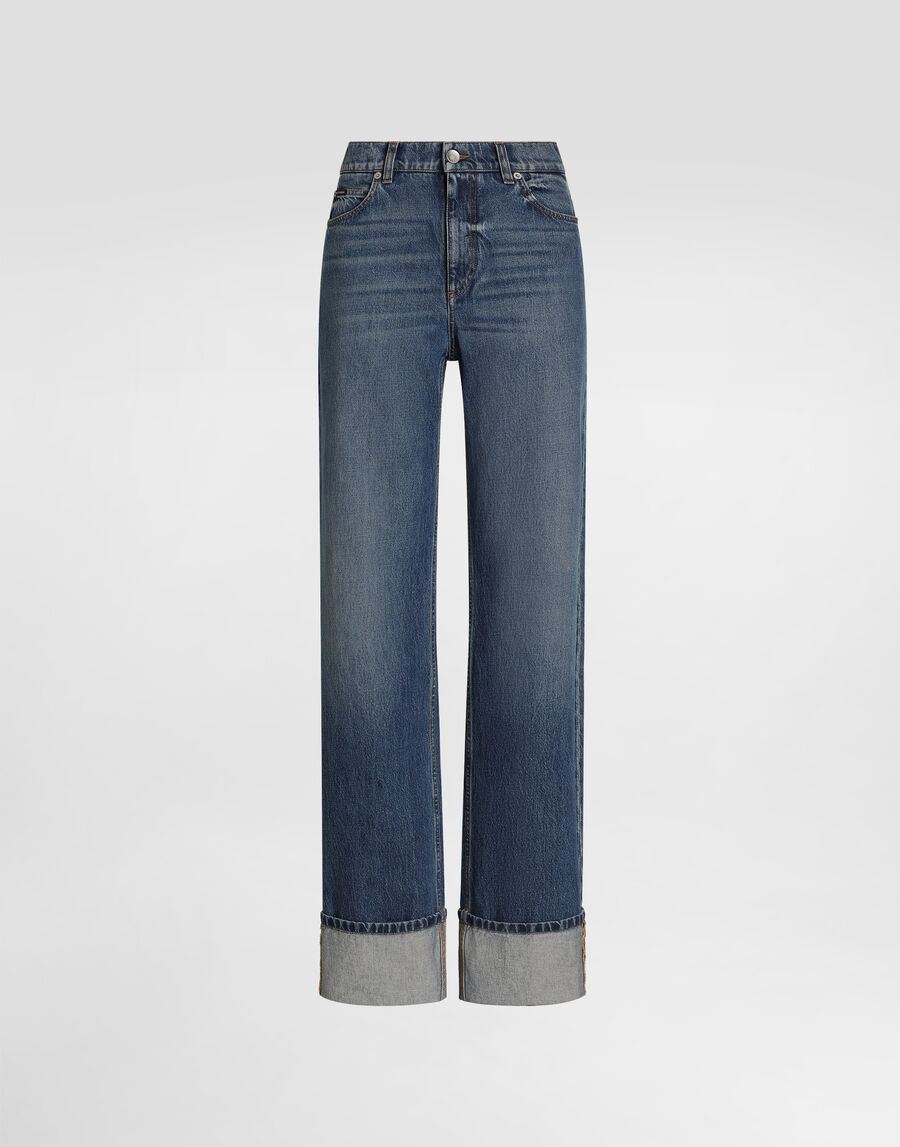 5-pocket denim trousers
