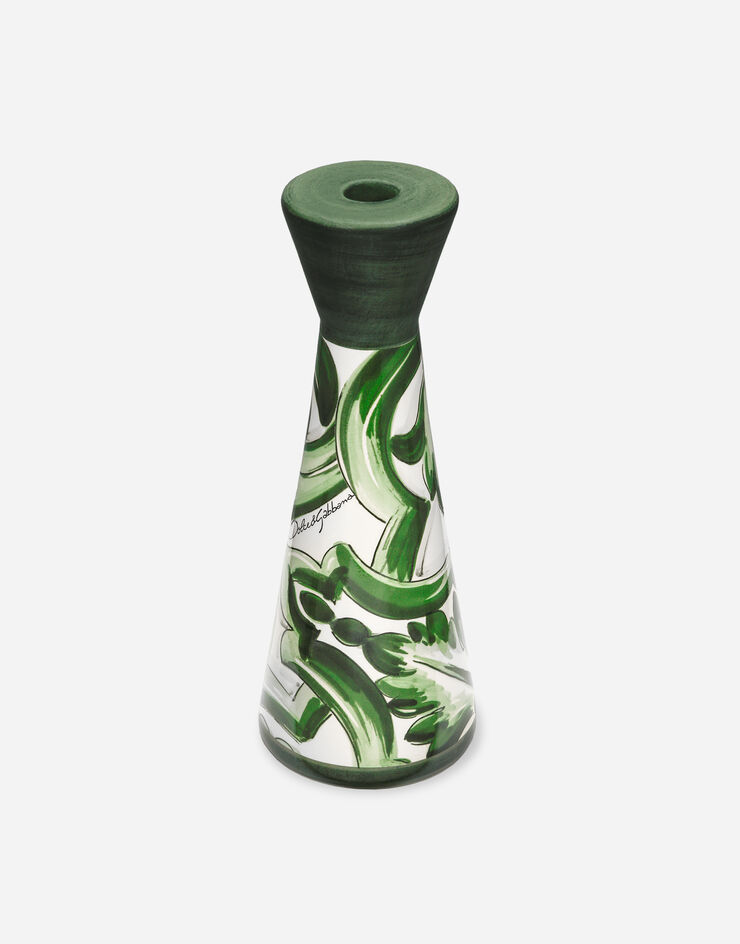 Dolce & Gabbana Ceramic Candle Holder medium Multicolor TCC187TCACD