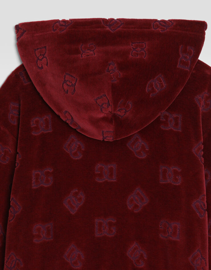 Dolce & Gabbana Logo jacquard jersey sweatshirt Dolce & Gabbana Logo jacquard jersey sweatshirt Red L5JWDLFJ7DL