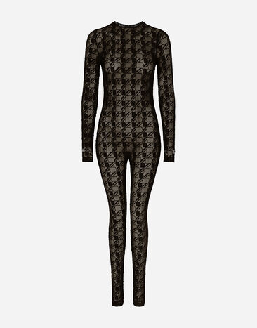 Dolce & Gabbana Lace jumpsuit Black F6K2WTFURAG