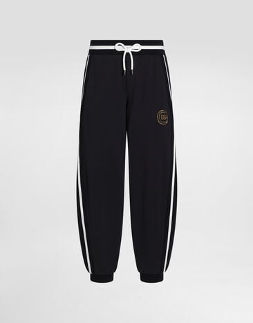 Dolce & Gabbana Cotton fleece jogging trousers Dolce & Gabbana Cotton fleece jogging trousers Blue GP24MZHU7X7
