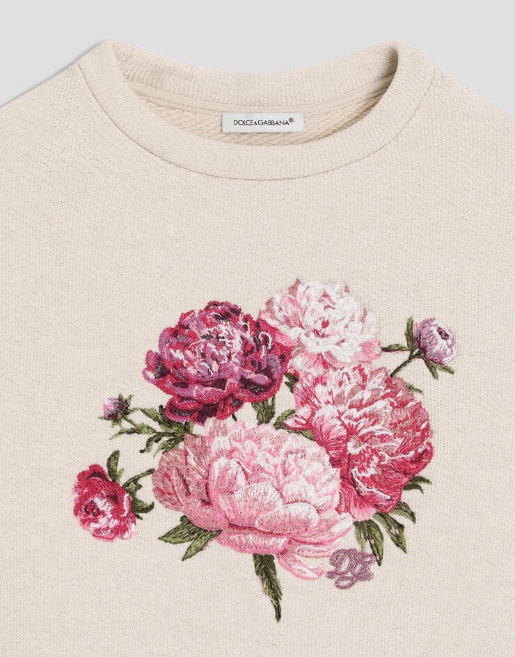Dolce & Gabbana سويت شيرت من قطن متعدد الألوان L5JWDIHU7Y1