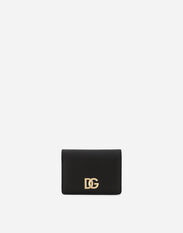 Dolce & Gabbana Calfskin wallet with DG logo Pink BI1269AV967