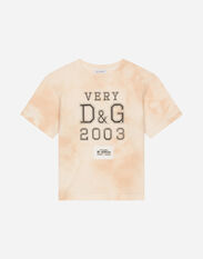 Dolce & Gabbana Jersey T-shirt with very D&G print Imprima L4JTBLHS7JH