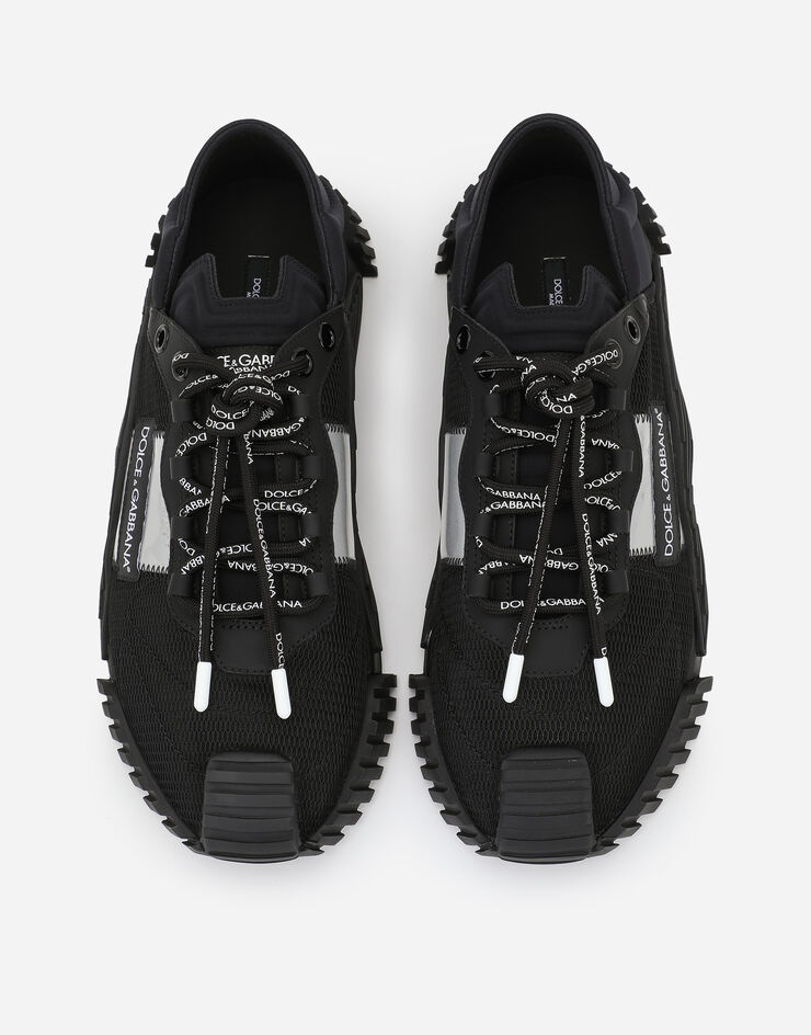 Dolce & Gabbana حذاء رياضي سهل الإرتداء NS1 من مواد مختلطة أسود CS1769AJ968