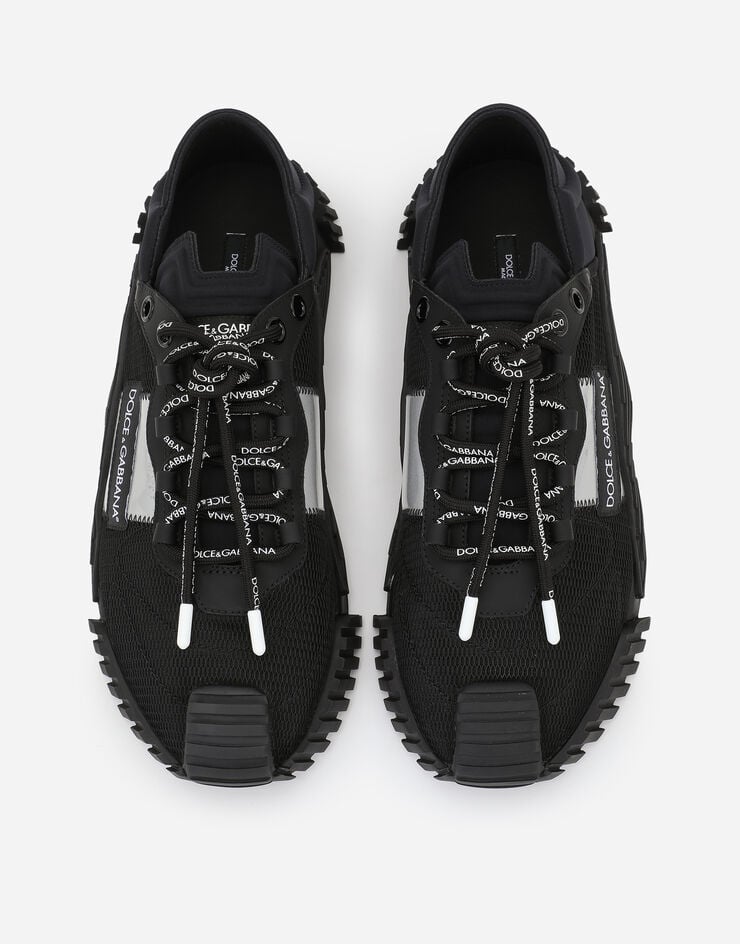 Dolce & Gabbana Sneakers NS1 slip-on en matières mélangées Noir CS1769AJ968