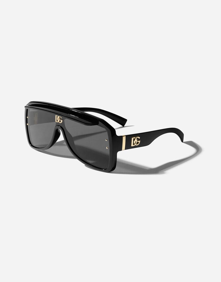 Dolce & Gabbana DG Crossed Sunglasses Black VG6205VN187