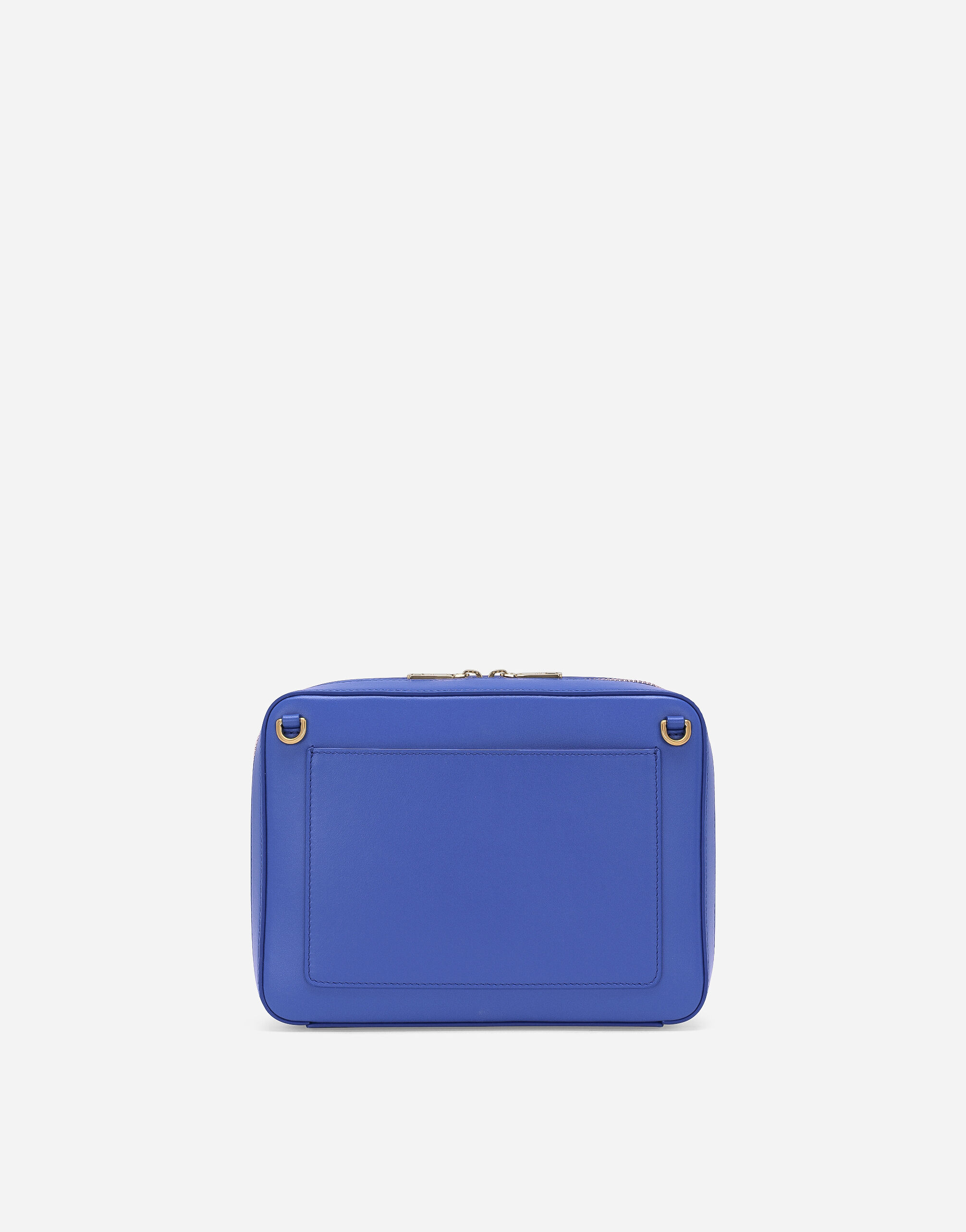 Medium calfskin DG Logo camera bag in Blue for Women