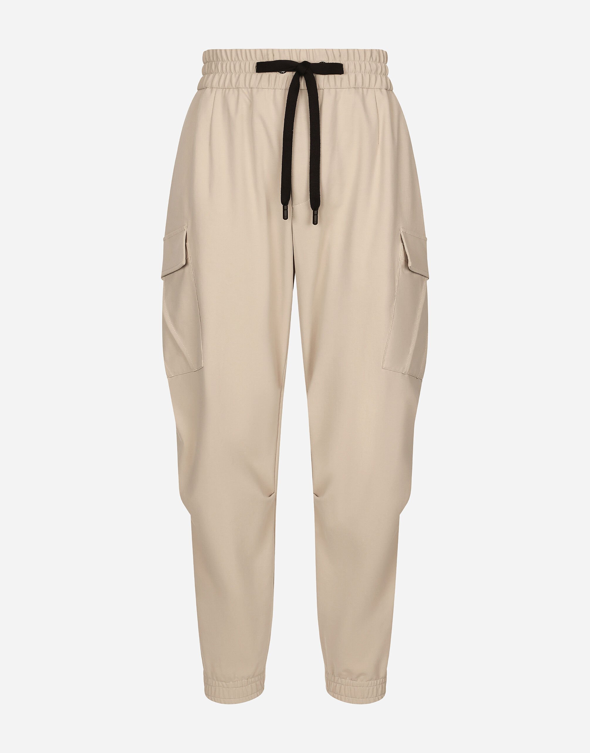 Dolce & Gabbana Stretch cotton cargo pants with tag Black GVCRATIS1RF