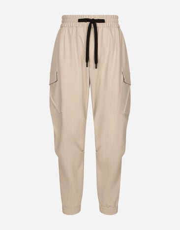 Dolce & Gabbana Stretch cotton cargo pants with tag White G2QU6TFU269
