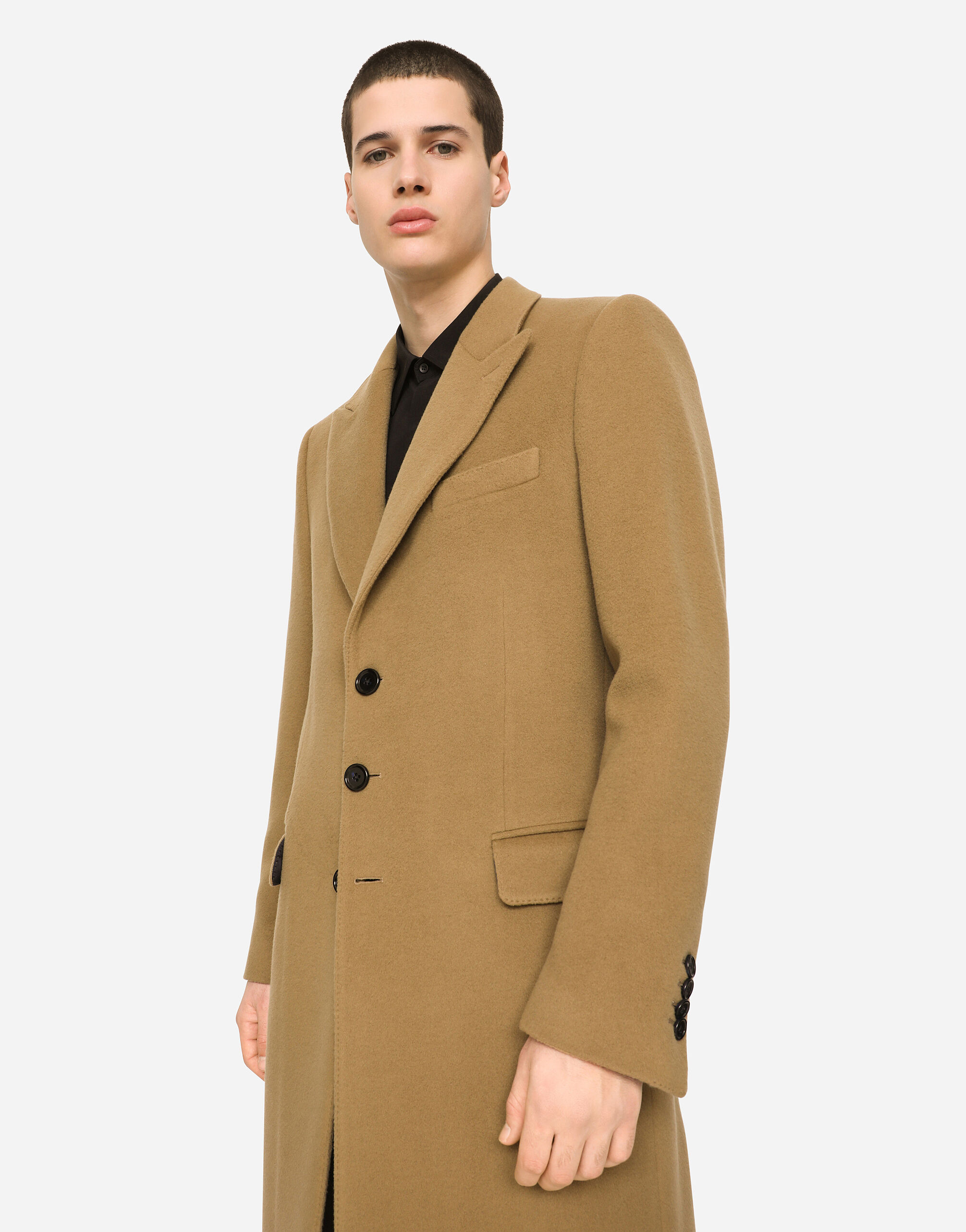 CAPPOTTO in Beige for Men Dolce Gabbana