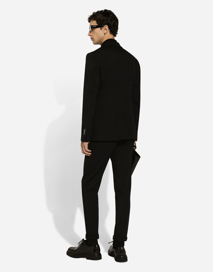 Dolce & Gabbana Tailored gabardine pants Black GP09TTFURNV