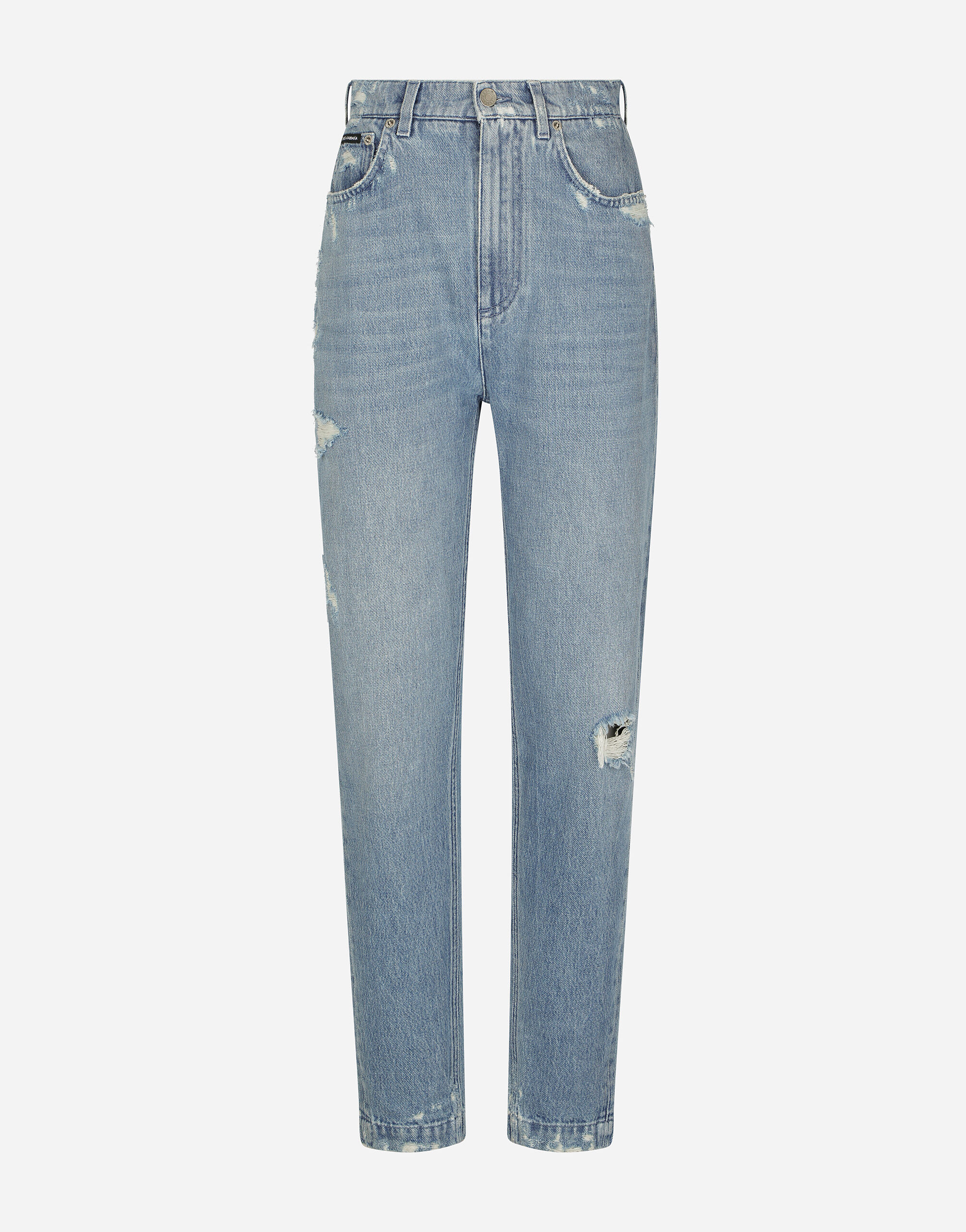 Jeans with mini-ripped details in Multicolor for Women