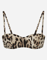 Dolce & Gabbana Leopard-print balconette bikini top Print O8C09JFSG8G