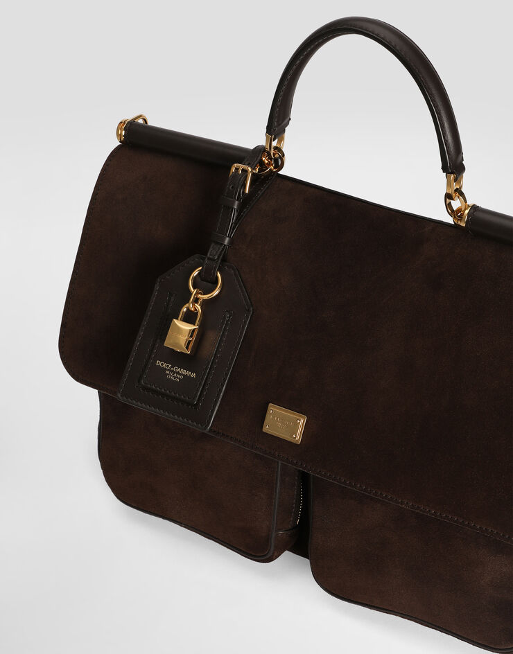 Dolce & Gabbana My Sicily handbag in split calfskin Dolce & Gabbana My Sicily handbag in split calfskin Multicolor BB7970BO903