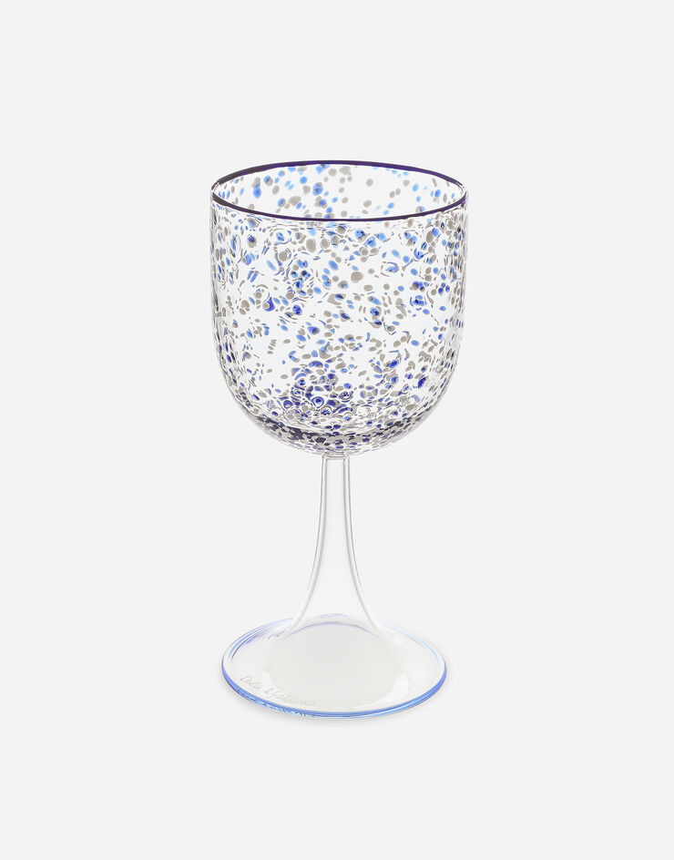 Dolce & Gabbana White Wine Glass Multicolor TCB001TCALZ