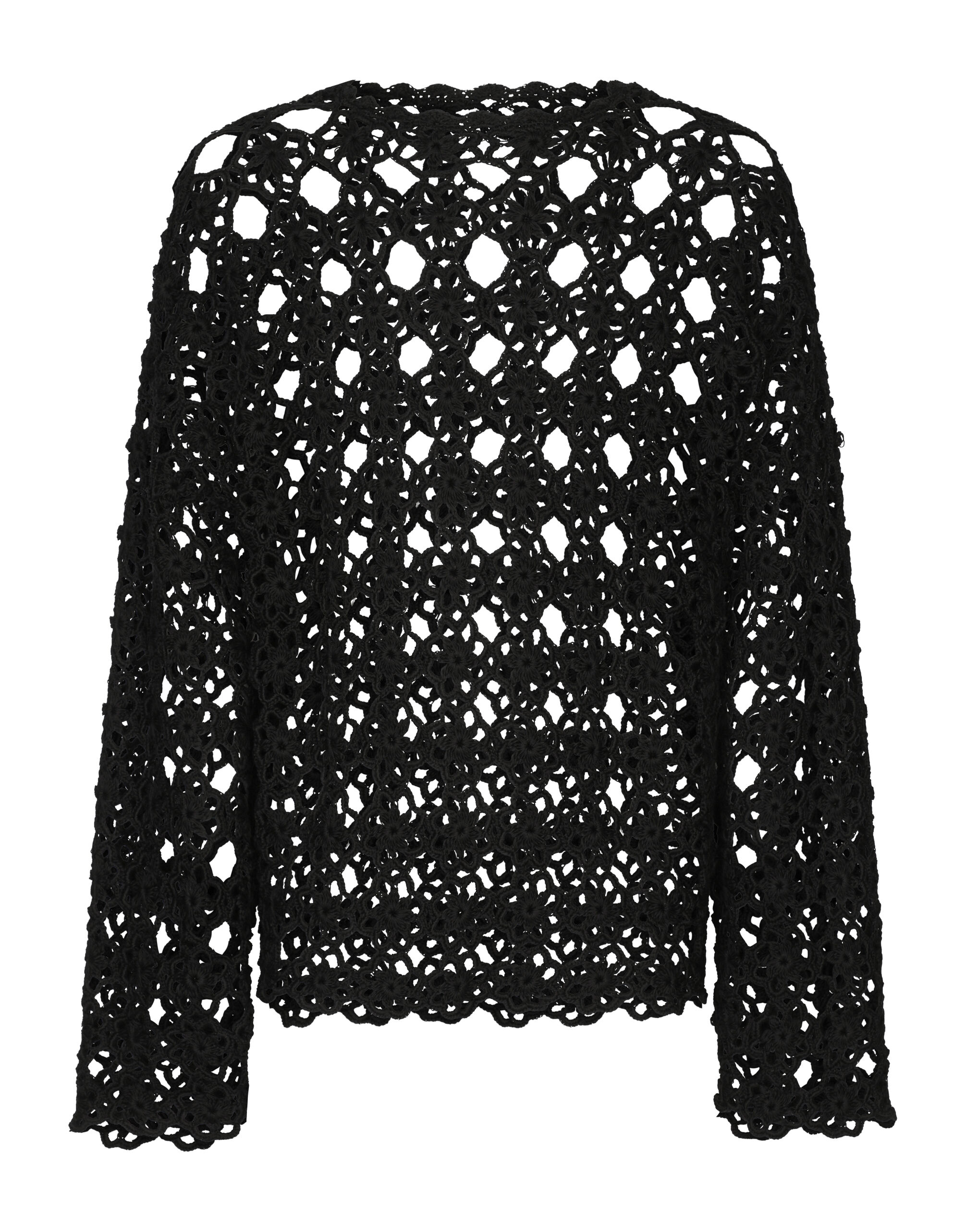 Dolce & Gabbana Cotton round-neck sweater Multicolor GXX13TJFMY4