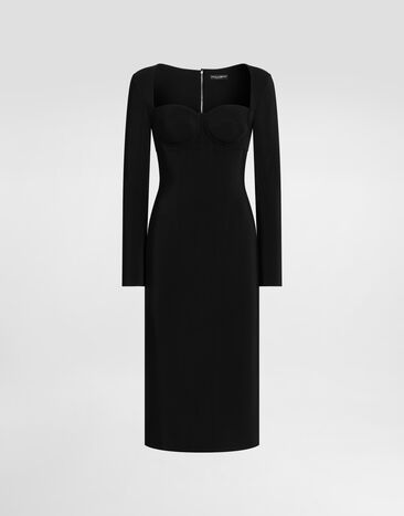 Dolce & Gabbana Cady sheath dress Black F610FTFUIAH
