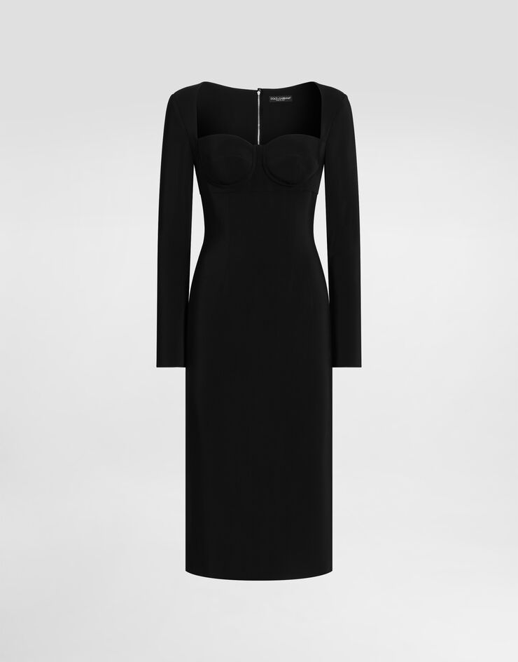 Dolce & Gabbana Cady sheath dress Black F610FTFUIAH