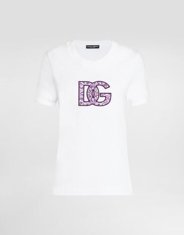 Dolce & Gabbana Short-sleeved cotton t-shirt White F8N08ZGDC6U