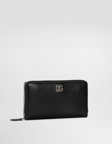 Dolce & Gabbana Tempesta calfskin wallet Black BP1672AU994