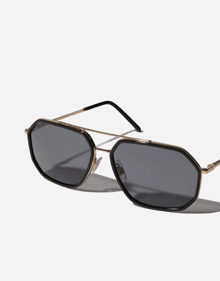 Dolce & Gabbana Gros grain sunglasses Gold and Black VG2285VM281