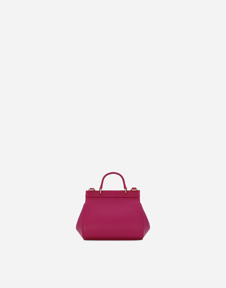 Dolce & Gabbana Plain calfskin mini Sicily bag Purple EB0003AW576