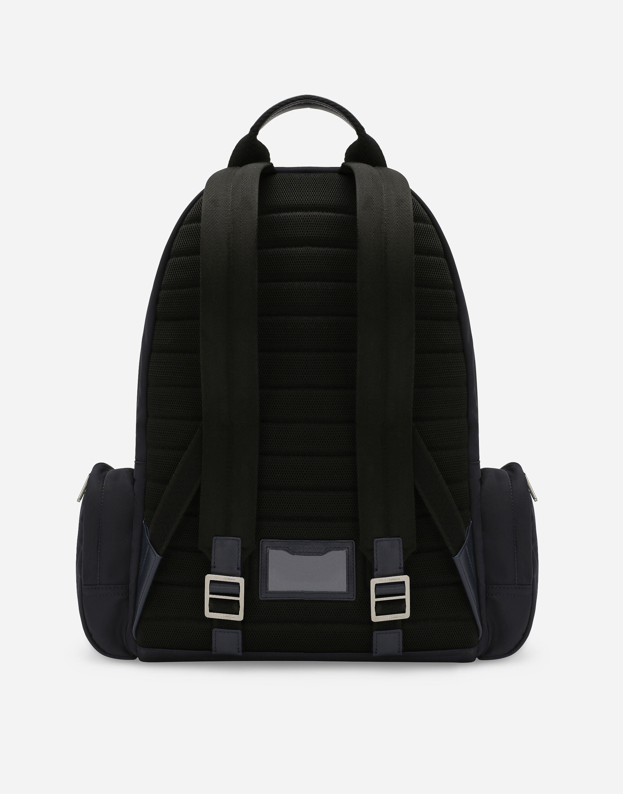 DOLCE & GABBANA Bag Black Nylon DG Logo School Backpack Men