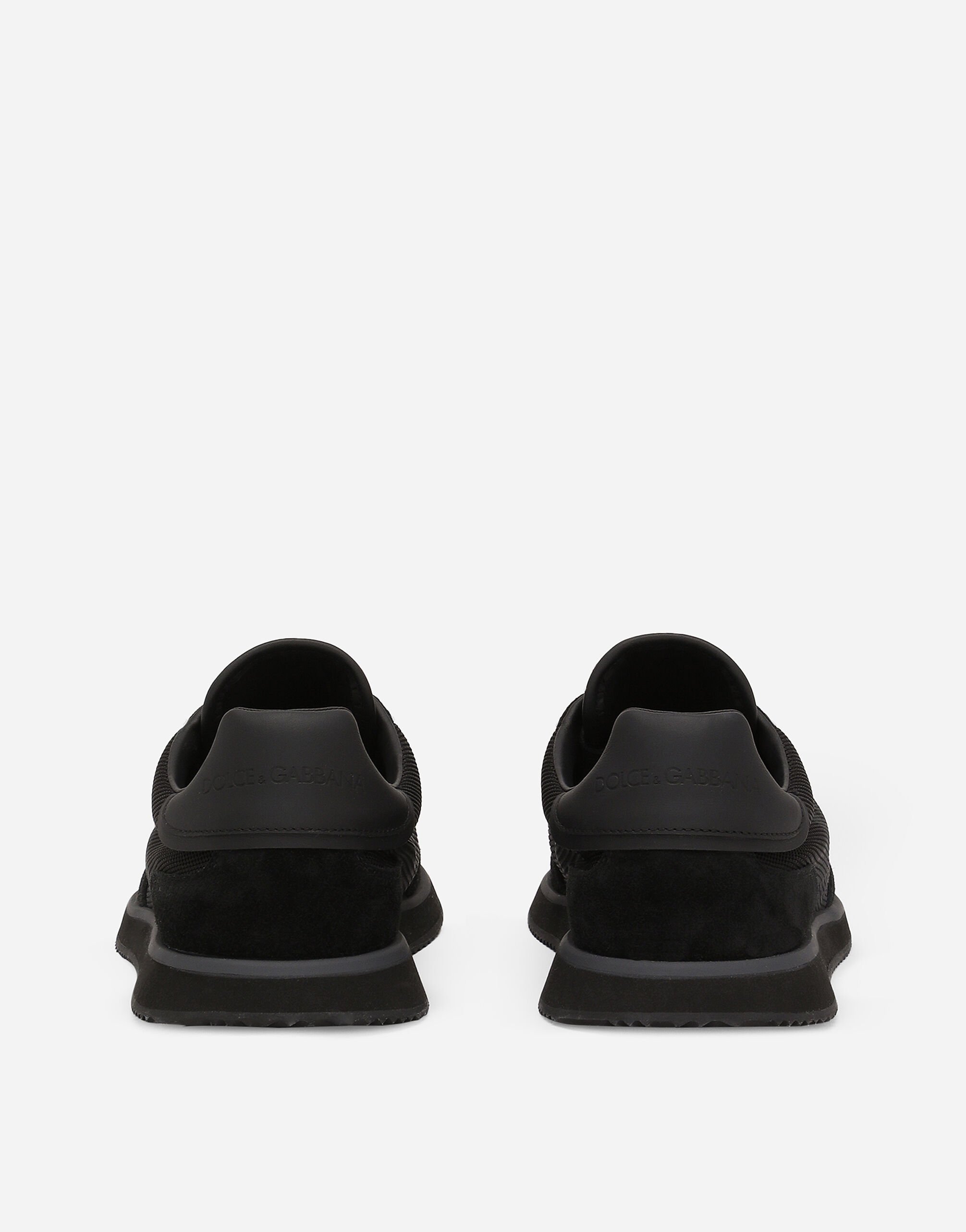 Mixed-material DG CUSHION sneakers in Black for Men | Dolce&Gabbana® US