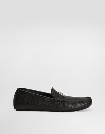 Dolce & Gabbana Driver aus Hirschleder Schwarz A50596A8034