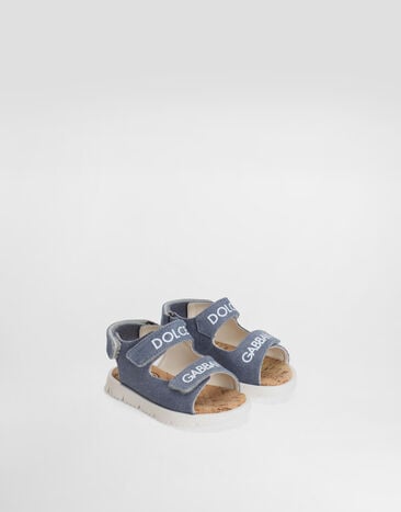 Dolce & Gabbana Canvas sandals Azure DL0092AW520