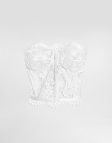 Dolce & Gabbana Lace bustier White F72X4THLMQJ