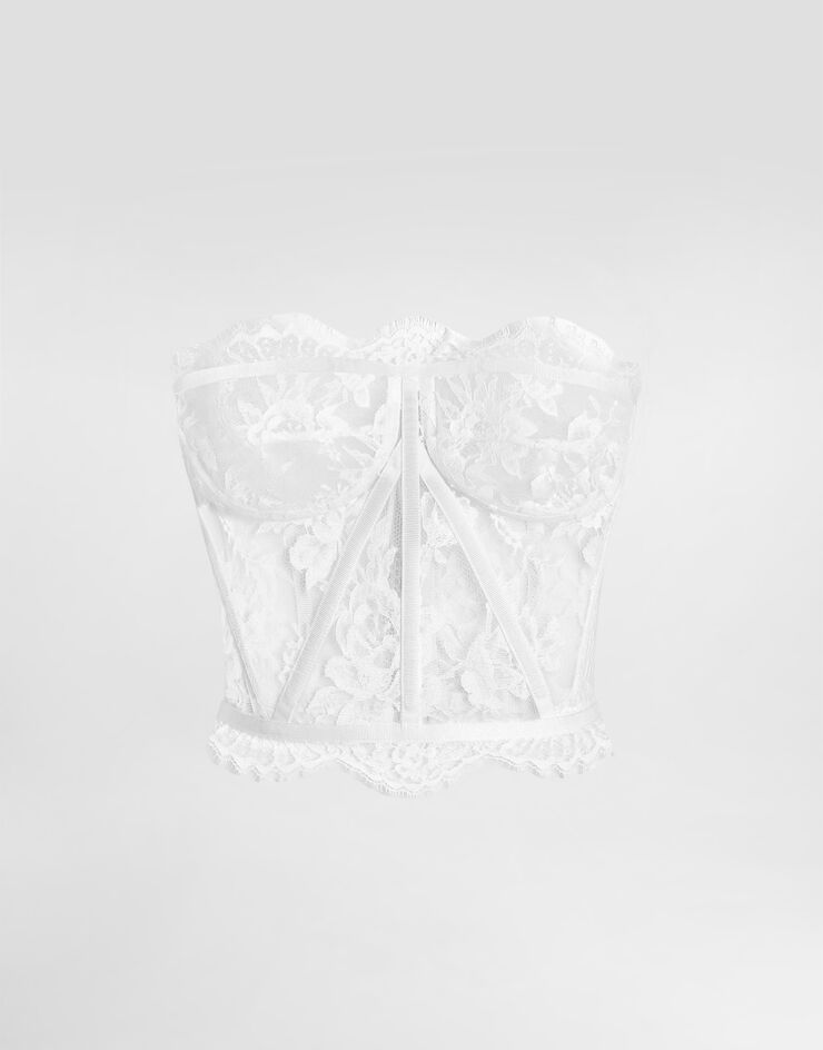 Dolce & Gabbana Lace bustier White F72X4THLMQJ